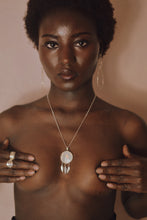The Large Full Moon Mother of Pearl Necklace