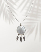 The Large Full Moon Mother of Pearl Necklace