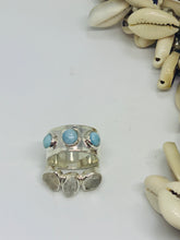 Larimar Triple Ring