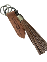 Leather keyrings